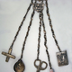 Chatelaines kept everyday essentials close at hand in the Victorian era.